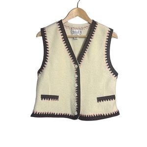 Cambridge Dry Goods Boiled Wool Sweater Vest L